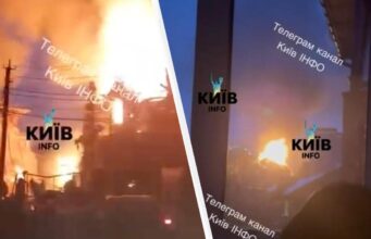 Росія масовано атакувала Київ та область: палають будинки Росія-масовано-атакувала-Київ-та-область:-палають-будинки