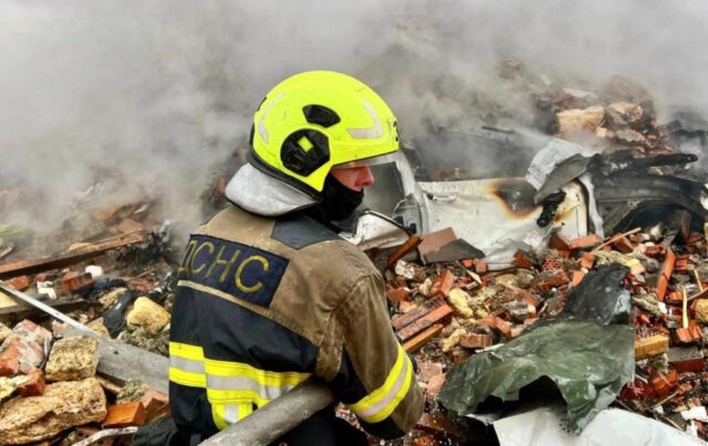 Нічна атака Росії на Київ: руйнування та наслідки 22 лютого Нічна атака РФ на Київ: є руйнування у чотирьох районах