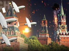 Москву атакували дрони: лунали вибухи, було закрито аеропорти Москву-атакували-дрони:-лунали-вибухи,-було-закрито-аеропорти