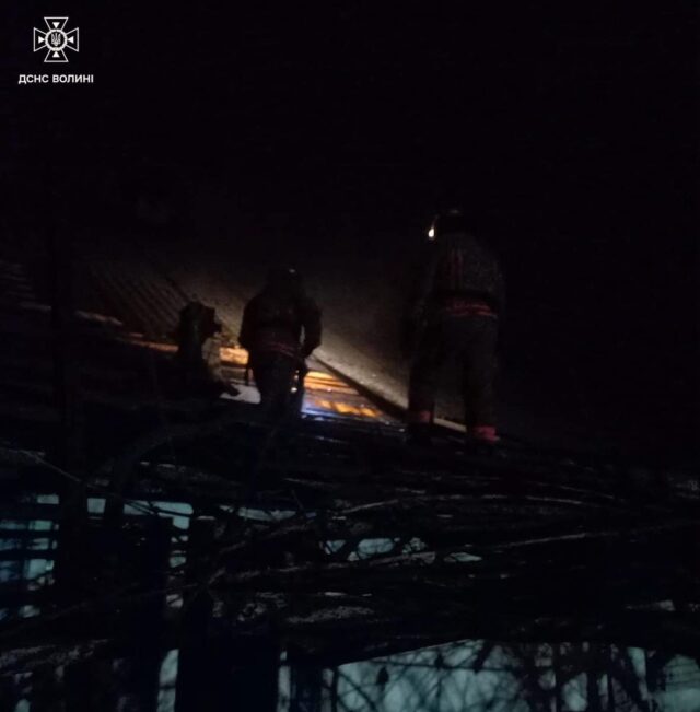 На Волині через коротке замикання горіла будівля, троє людей травмувалось На-Волині-через-коротке-замикання-горіла-будівля,-троє-людей-травмувалось