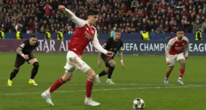 Арсенал та Байєр розділили очки в Лізі чемпіонів: матч закінчився внічию 1:1 «Арсенал»-врятувався-наприкінці:-«Баєр»-і-лондонці-зіграли-внічию-в-1/8-фіналу-Ліги-чемпіонів