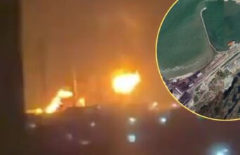 Удар українських дронів по російських об’єктах: рафінерія та порт постраждали Celne uderzenia Ukraińskich dronów. Płoną rosyjska rafineria i port. Dowództwo potwierdza