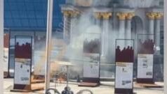 Київ під масованою атакою: уламки дронів впали на Майдані Росія-весь-ранок-атакує-Київ-балістикою-і-шахедами:-уламки-впали-біля-стели-на-Майдані