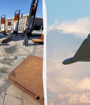 У-Києві-уламки-дрона-впали-біля-монумента-Незалежності-на-Майдані:-що-відомо