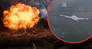 Українська армія знищила рідкісний російський дрон Skat 450M Celne uderzenie Ukrainy w powietrzu. Ustrzelili rzadkiego rosyjskiego drona