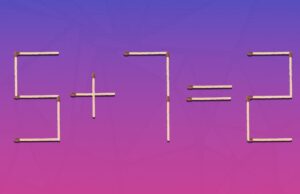 Треба перетягнути один сірник, і рівняння стане правильним: тест для перевірки інтелекту Треба-перетягнути-один-сірник,-і-рівняння-стане-правильним:-тест-для-перевірки-інтелекту