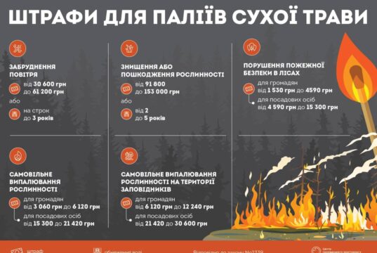 Заборона на спалювання сухої трави: наслідки та відповідальність Спалювати-листя-та-суху-траву-–-заборонено!
