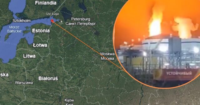 Велика ескалація атак дронів між Україною та Росією: що сталося Rosja i Ukraina wymieniają zmasowane ataki. Pożar w kluczowym porcie nad Bałtykiem