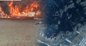 Удар дронів України призвів до зупинки роботи російських портів і нафтопереробного заводу Ukraina zadała cios Rosji, dym widać było aż w Finlandii. Bałtyckie porty w ogniu