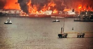 СБУ завдала ударів по нафтотерміналу в Усть-Лузі та знищила пускові установки “Бастіон” у Криму Радіо-Свобода-weekly:-СБУ-повідомила,-від-чого-палали-порти-РФ-на-Балтиці