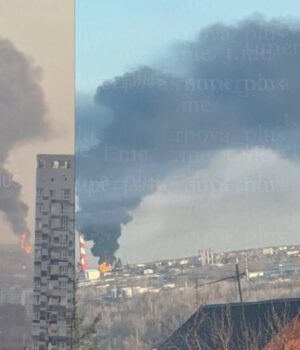 Дрони-атакували-НПЗ-в-Уфі,-виникла-сильна-пожежа