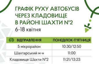 Автобуси маршруту №1 курсуватимуть до кладовища у Нововолинську Відсьогодні-автобуси-маршруту-№1-курсуватимуть-до-кладовища