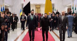 Зустріч Зеленського в Дамаску: Україна, Сирія та Туреччина обговорили безпеку та економіку Оборона та продовольство: Зеленський заявив про тристоронню зустріч Україна-Сирія-Туреччина