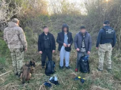 Біля кордону зі Словаччиною затримали групу порушників Біля кордону зі Словаччиною затримали групу порушників