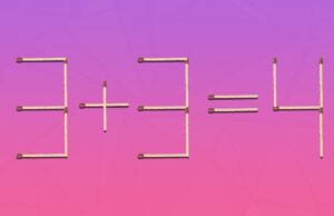 Які два сірники треба перемістити, щоб виправити помилку: швидкий тест для перевірки інтелекту Які-два-сірники-треба-перемістити,-щоб-виправити-помилку:-швидкий-тест-для-перевірки-інтелекту