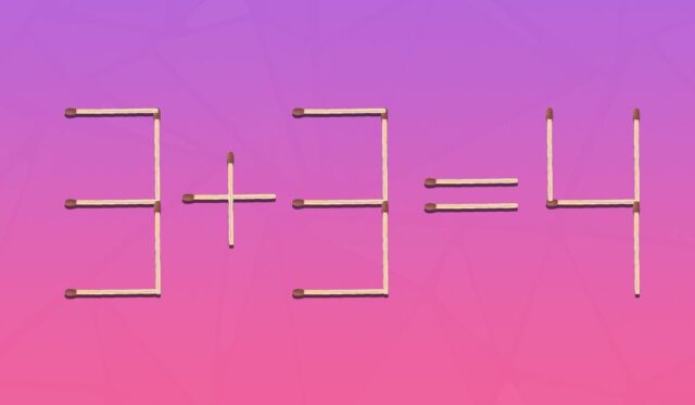 Які два сірники треба перемістити, щоб виправити помилку: швидкий тест для перевірки інтелекту Які-два-сірники-треба-перемістити,-щоб-виправити-помилку:-швидкий-тест-для-перевірки-інтелекту