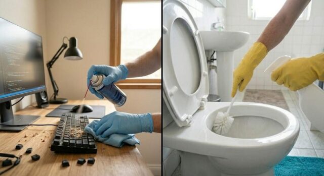 Вам варто чистити клавіатуру частіше, ніж сидіння унітаза – ось чому Вам-варто-чистити-клавіатуру-частіше,-ніж-сидіння-унітаза-–-ось-чому