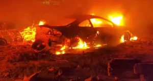 Нічна атака на Запоріжжя: масштабна пожежа на автостоянці Нічна-атака-на-Запоріжжя-спричинила-масштабну-пожежу-на-автостоянці