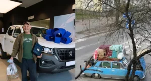 Співзасновник monobank подарував нове авто літньому чоловіку, який застряг у Києві Співзасновник monobank подарував нове авто літньому чоловіку, який застряг у Києві