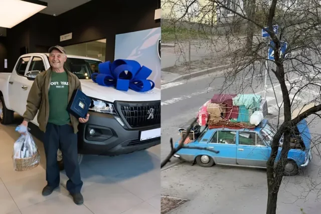 Співзасновник monobank подарував нове авто літньому чоловіку, який застряг у Києві Співзасновник monobank подарував нове авто літньому чоловіку, який застряг у Києві