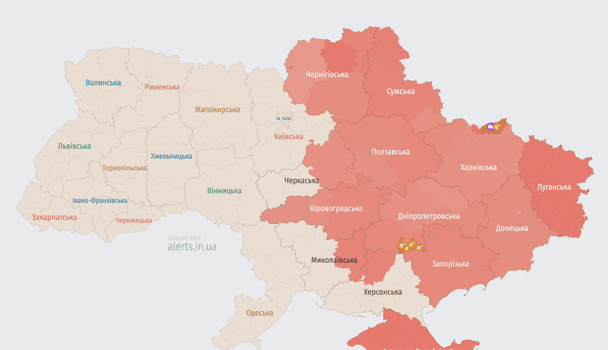 Росія атакує Україну ударними БпЛА: напрямок руху Росія-атакує-Україну-ударними-БпЛА:-напрямок-руху
