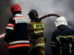 Вибухи та пожежа в окупованому Луганську 24 квітня В окупованому Луганську після вибухів спалахнула масштабна пожежа