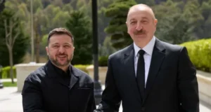 Зеленський провів зустріч з Алієвим в Азербайджані Зеленський провів зустріч з Алієвим в Азербайджані