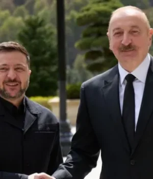 Зеленський провів зустріч з Алієвим в Азербайджані