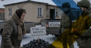 Окупанти в Херсонщині обмінюють вугілля на паспорти рф Паспорт-в-обмін-на-тепло:-окупанти-видають-вугілля-замість-грошей-–-ЦНС
