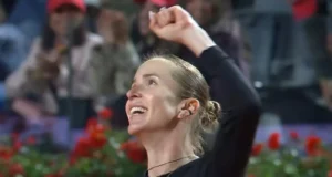 Еліна Світоліна здобула перемогу над Рибакіною у Римі та вийшла у півфінал WTA 1000 Еліна-Світоліна-обіграла-другу-ракетку-світу-та-вийшла-у-півфінал-турніру-wta-1000-у-Римі