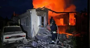 Ранкова атака на Вільнянськ: зруйновано житловий будинок, четверо поранених Ранкова-атака-на-Запоріжжя:-зруйновано-будинок-у-Вільнянську,-поранено-четверо-людей,-серед-них-діти