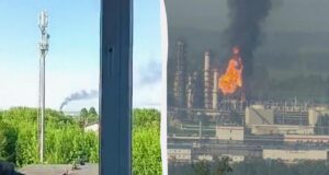 Дрони атакували Росію: прилетіло по великому НПЗ “Лукойла”, – ЗМІ Дрони-атакували-Росію:-прилетіло-по-великому-НПЗ-“Лукойла”,-–-ЗМІ