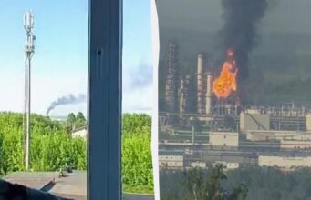 Дрони атакували Росію: прилетіло по великому НПЗ “Лукойла”, – ЗМІ Дрони-атакували-Росію:-прилетіло-по-великому-НПЗ-“Лукойла”,-–-ЗМІ