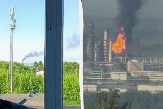 Дрони атакували Росію: прилетіло по великому НПЗ “Лукойла”, – ЗМІ Дрони-атакували-Росію:-прилетіло-по-великому-НПЗ-“Лукойла”,-–-ЗМІ