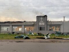 Російські удари по Балаклії: пошкоджено церкву та житлові будинки Росіяни спалили протестантську церкву на Харківщині