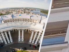 Уперше з часів Другої світової війни: росіяни пошкодили будівлю МЗС Уперше-з-часів-Другої-світової-війни:-росіяни-пошкодили-будівлю-МЗС