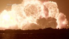 Ракета Blue Origin вибухнула під час тестування у Флориді Ракета-blue-origin-вибухнула-величезною-вогняною-кулею.-Що-відомо-про-інцидент