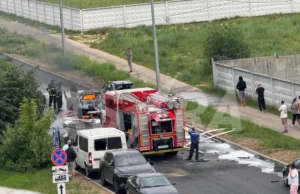 Вибух BMW у підмосков’ї: загинув водій У-підмосков'ї-злетів-у-повітря-bmw-у-мікрорайоні-для-російських-військових