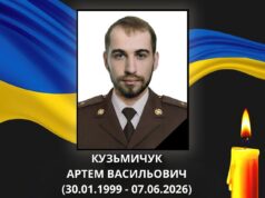 Внаслідок важкого поранення помер військовий з Волині Артем Кузьмичук Внаслідок-важкого-поранення-помер-військовий-з-Волині-Артем-Кузьмичук