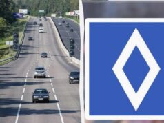 Білий ромб на синьому тлі: що вимагає від водія новий дорожній знак Білий-ромб-на-синьому-тлі:-що-вимагає-від-водія-новий-дорожній-знак