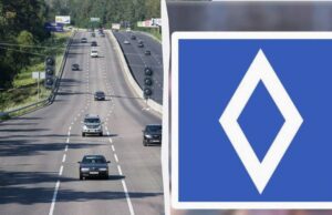 Білий ромб на синьому тлі: що вимагає від водія новий дорожній знак Білий-ромб-на-синьому-тлі:-що-вимагає-від-водія-новий-дорожній-знак