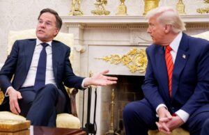 Генсек НАТО намагається пом’якшити критику Трампа щодо європейських союзників Рютте намагався “пом’якшити” Трампа щодо НАТО, та той лишився незворушним, – Bloomberg