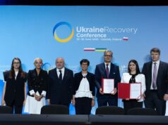 SkyFall та BGK підписали меморандум про співпрацю на Ukraine Recovery Conference 2026 Українські оборонні технології можуть отримати фінансування ЄС: SkyFall уклала меморандум із BGK