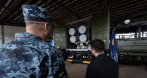 В Україні вперше показали пускову установку Harpoon на озброєнні ЗСУ В Україні вперше показали пускову установку Harpoon на озброєнні ЗСУ