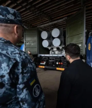 В Україні вперше показали пускову установку Harpoon на озброєнні ЗСУ