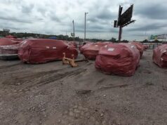 У США чоловік натрапив на дивне кладовище автомобілів, обгорнутих у червону плівку У-США-чоловік-натрапив-на-дивне-кладовище-автомобілів,-обгорнутих-у-червону-плівку