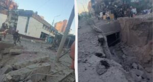 У Києві росіяни влучили у перехід біля станції метро “Лукʼянівська”: відео наслідків У-Києві-росіяни-влучили-у-перехід-біля-станції-метро-“Лукʼянівська”:-відео-наслідків