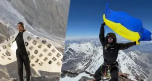 Українська альпіністка вперше підкорила Нанга-Парбат та вшанувала загиблих воїнів Українська альпіністка вперше підкорила Нанга-Парбат та вшанувала загиблих воїнів