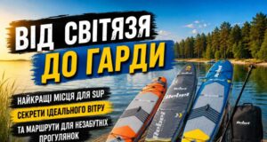 Від Світязя до Гарди: найкращі місця для SUP, секрети ідеального вітру та маршрути для прогулянок Від Світязя до Гарди: найкращі місця для SUP, секрети ідеального вітру та маршрути для незабутніх прогулянок