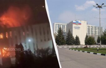 У Бєлгороді після атаки дронів горить університет, де розробляли БПЛА У-Бєлгороді-після-атаки-дронів-горить-університет,-де-розробляли-БПЛА